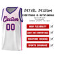 Custom White Personalized Honeycomb Pattern Sports Uniform Basketball Jersey Limited