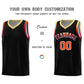 Custom Black Khaki Wave Pattern Sports Uniform Basketball Jersey Limited