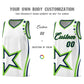 Custom White Shoulder Stars Graffiti Pattern Sets Basketball Jersey Limited