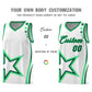Custom White Shoulder Stars Graffiti Pattern Sets Basketball Jersey Limited