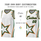 Custom White Shoulder Stars Graffiti Pattern Sets Basketball Jersey Limited