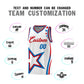 Custom White Shoulder Stars Graffiti Pattern Sets Basketball Jersey Limited