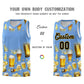 Custom Light Blue National Beer Day Personalized Beer Bubble Basketball Jersey Limited