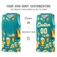 Custom Teal National Beer Day Personalized Beer Bubble Basketball Jersey Limited