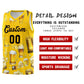 Custom Gold National Beer Day Personalized Beer Bubble Basketball Jersey Limited