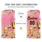 Custom Light Pink National Beer Day Personalized Beer Bubble Basketball Jersey Limited