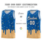 Custom Royal Basketball Kits with Ice Cream Element Pattern Limited