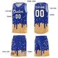 Custom Royal Blue Basketball Kits with Ice Cream Element Pattern Limited
