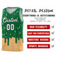 Custom Kelly Green Basketball Kits with Ice Cream Element Pattern Limited