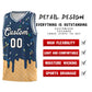 Custom Midnight Blue Basketball Kits with Ice Cream Element Pattern Limited