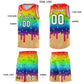 Custom Rainbow Basketball Kits with Ice Cream Element Pattern Limited