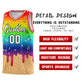Custom Rainbow Basketball Kits with Ice Cream Element Pattern Limited