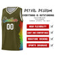 Custom Olive Denver Nuggets Rainbow Side Sports Uniform Basketball Jersey Limited