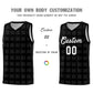 Custom Black White Trailblazer Dot Pattern Sports Uniform Basketball Jersey Limited