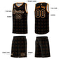 Custom Black Orange Trailblazer Dot Pattern Sports Uniform Basketball Jersey Limited