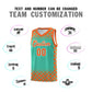Custom Bright Green Orange Classic Plaid Pattern Sports Uniform Basketball Jersey Limited
