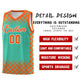 Custom Bright Green Orange Classic Plaid Pattern Sports Uniform Basketball Jersey Limited