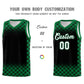 Custom Black Kelly Green Classic Plaid Pattern Sports Uniform Basketball Jersey Limited