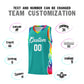 Custom Aqua Side Flame Pattern Fashion Sports Uniform Basketball Jersey Limited
