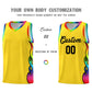 Custom Gold Side Flame Pattern Fashion Sports Uniform Basketball Jersey Limited