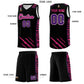 Custom Black Personalized Tiger Claw Pattern Sports Uniform Basketball Jersey Limited
