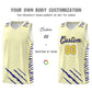 Custom Cream Personalized Tiger Claw Pattern Sports Uniform Basketball Jersey Limited