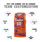 Custom Orange Royal Graffiti Pattern Fluids Style Sports Uniform Basketball Jersey Sets Limited