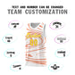 Custom White Light Orange Graffiti Pattern Fluids Style Sports Uniform Basketball Jersey Sets Limited