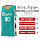 Custom Aqua Mosaic Gradient Fashion Sports Uniform Basketball Jersey Limited