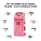 Custom Light Pink Mosaic Gradient Fashion Sports Uniform Basketball Jersey Limited