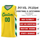 Custom Gold Mosaic Gradient Fashion Sports Uniform Basketball Jersey Limited