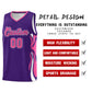 Custom Purple Pink-White Graffiti Pattern Side Curve Pattern Sports Uniform Basketball Jersey Sets Limited
