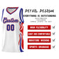 Custom White Royal-Red Graffiti Pattern Side Curve Pattern Sports Uniform Basketball Jersey Sets Limited