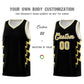 Custom Black Side Lightning Pattern Sports Uniform Basketball Jersey Limited
