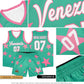 Custom White Kelly Green Graffiti Pattern Star Print Basketball Jersey Sets Limited