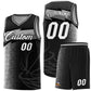 Custom Black Dot Scatter Graffiti Pattern Sports Uniform Basketball Jersey