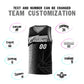 Custom Black Dot Scatter Graffiti Pattern Sports Uniform Basketball Jersey Limited