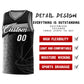 Custom Black Dot Scatter Graffiti Pattern Sports Uniform Basketball Jersey Limited