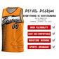 Custom Broncos Orange Dot Scatter Graffiti Pattern Sports Uniform Basketball Jersey Limited