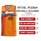 Custom Broncos Orange Dot Scatter Graffiti Pattern Sports Uniform Basketball Jersey Limited