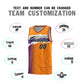 Custom Broncos Orange Dot Scatter Graffiti Pattern Sports Uniform Basketball Jersey Limited