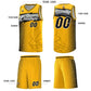 Custom Gold Dot Scatter Graffiti Pattern Sports Uniform Basketball Jersey Limited