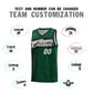 Custom Kelly Green Dot Scatter Graffiti Pattern Sports Uniform Basketball Jersey Limited