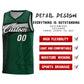 Custom Kelly Green Dot Scatter Graffiti Pattern Sports Uniform Basketball Jersey Limited