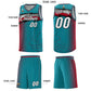 Custom Aqua Dot Scatter Graffiti Pattern Sports Uniform Basketball Jersey Limited