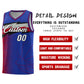 Custom Royal Dot Scatter Graffiti Pattern Sports Uniform Basketball Jersey Limited