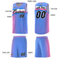 Custom Blue Dot Scatter Graffiti Pattern Sports Uniform Basketball Jersey Limited