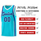 Custom Sky Blue Royal-White Ribbon Pattern Basketball Kits Limited