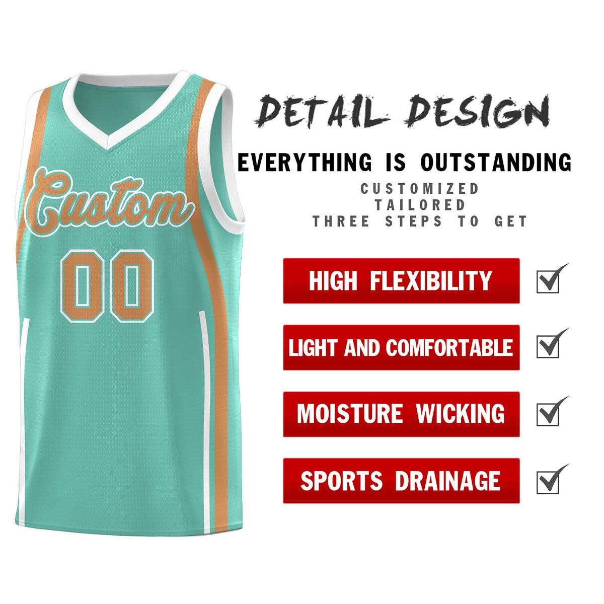 Custom Bright Green Buckskin Brown-White Ribbon Pattern Basketball Kits Limited