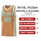 Custom Buckskin Brown Bright Green-White Ribbon Pattern Basketball Kits Limited